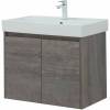 Тумба с раковиной Aquanet Nova Lite 75 302527 подвесная, дуб рошелье фото 3