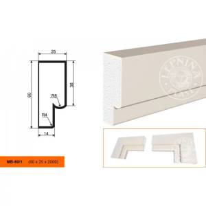 Молдинг LepninaPlast МВ-60/1 200x2.5x6
