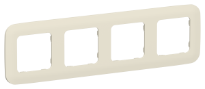 Рамка 4-постовая IEK Flite FI-M42-31-20-K86 сливочный