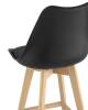 Набор из 4 полубарных стульев Stool Group Frankfurt Y815A-65CM black X4 черный фото 7