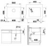Мойка кухонная Blanco Subline 500-U 523740 черный фото 6