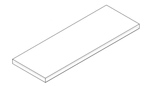 Ступень Ava Ceramica Calacatta 83336 Ang Gradino SX Lap Rett 33x160x3.2