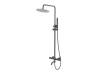 Душевая стойка ESKO Bangkok Gun metal ST250BGGM со смесителем, хром