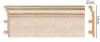 Плинтус DECOMASTER D233-18D 240x2.3x12