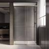 Душевая дверь в нишу Veconi Premium Trento PTD40-G-120-01-C4 профиль брашированное золото, стекло прозрачное, 120x200 фото 2