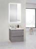 Тумба под раковину Belbagno Kraft 39 KRAFT 39-500/390-2C-SO-CG 50x39x50 Cemento Grigio подвесная с двумя выкатными ящиками фото 11