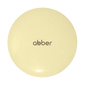 Накладка на слив для раковины Abber AC0014MY желтая матовая, керамика