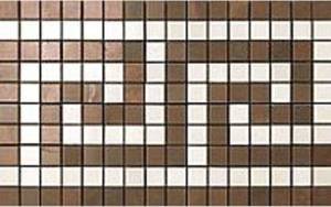 Мозаика Atlas Concorde Marvel ASM8 Bronze/Champagne Greca Mosaico 18.5x30