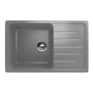 Мойка кухонная Uperwood Simple (Симпл) UPD-302-342 графитовая, 75x50