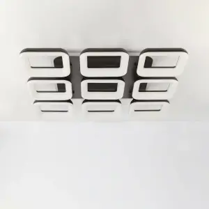 Потолочная светодиодная люстра Citilux Паркер Смарт CL225A295E Кофе