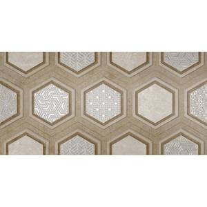 Декор Axima Рона Беж D 25x50