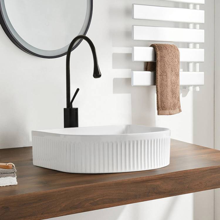 Раковина RGW GS-40 80121040-01 белая, 40x36 см