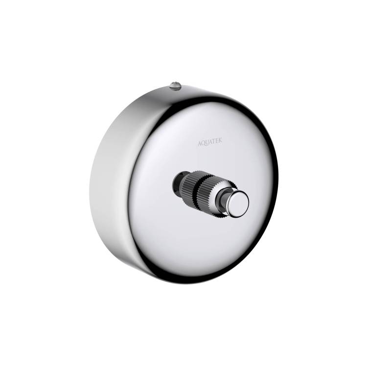 Веревка для белья Aquatek AQ4994CR 2,5 м, с держателем, полированный хром