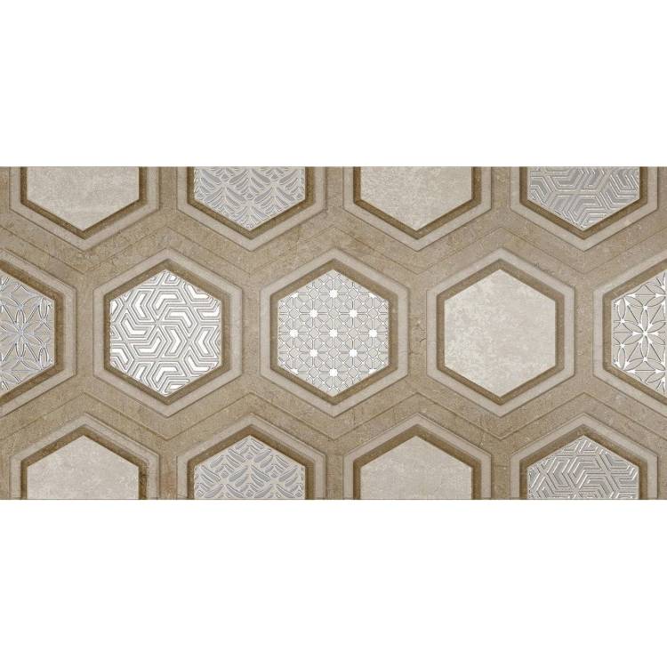 Декор Axima Рона Беж D 25x50