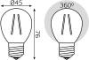 Лампа светодиодная Gauss Filament Elementary 52222 фото 2