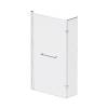 Шторка на ванну Damixa Skyline DX35WBS-D7W1-150MT профиль хром, стекло прозрачное, 80x150