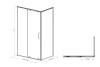 Душевой уголок Royal Bath Bern BERN-S RB8140-T-GD профиль золотой, стекло прозрачное, 140x80x195 фото 2