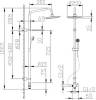 Душевая стойка Bravat Fit D283CP-2-RUS фото 12