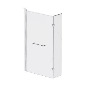Шторка на ванну Damixa Skyline DX35WBS-D7W1-150MT профиль хром, стекло прозрачное, 80x150