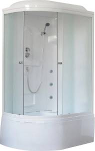Душевая кабина Royal Bath BK RB8120BK2-M-R с высоким поддоном, с сиденьем