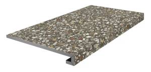 Ступень Kerama Marazzi Бричиола KM6060G0051RGCF фронтальная клееная коричневый матовый обрезной 33x60