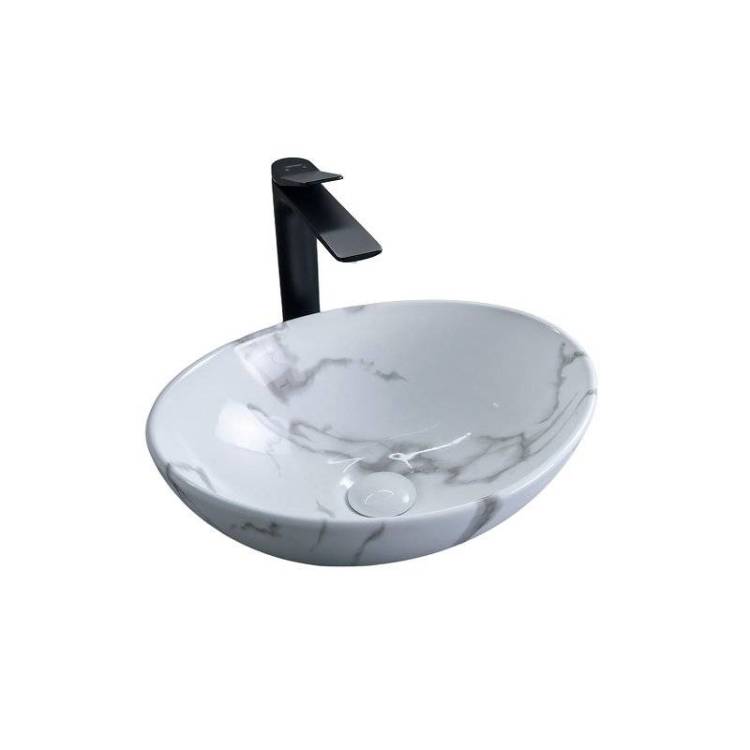 Раковина Gid Lago 54473 Mnc138C 40 см, под камень, глянцевая