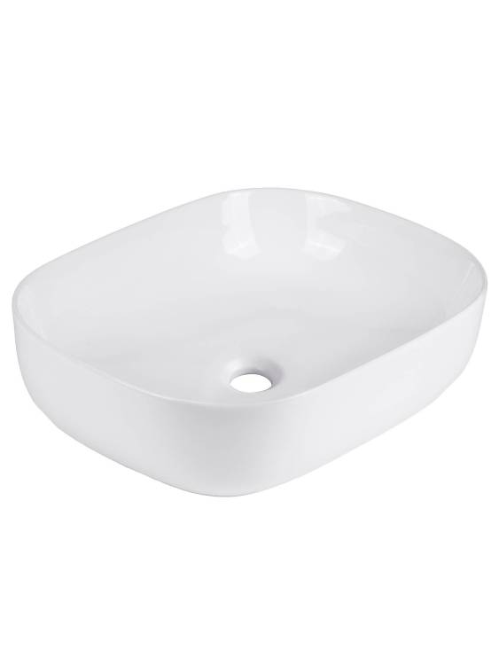 Раковина Wonzon & Woghand Tahoe WW-RN41286-GW белая глянцевая, 50 см