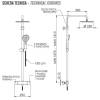 Душевая система Remer Elegance EQ32A8MPUFM25G хром, с термостатом фото 2