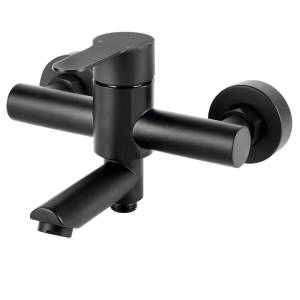 Смеситель для ванны Osgard Hugg Black 12323 черный матовый