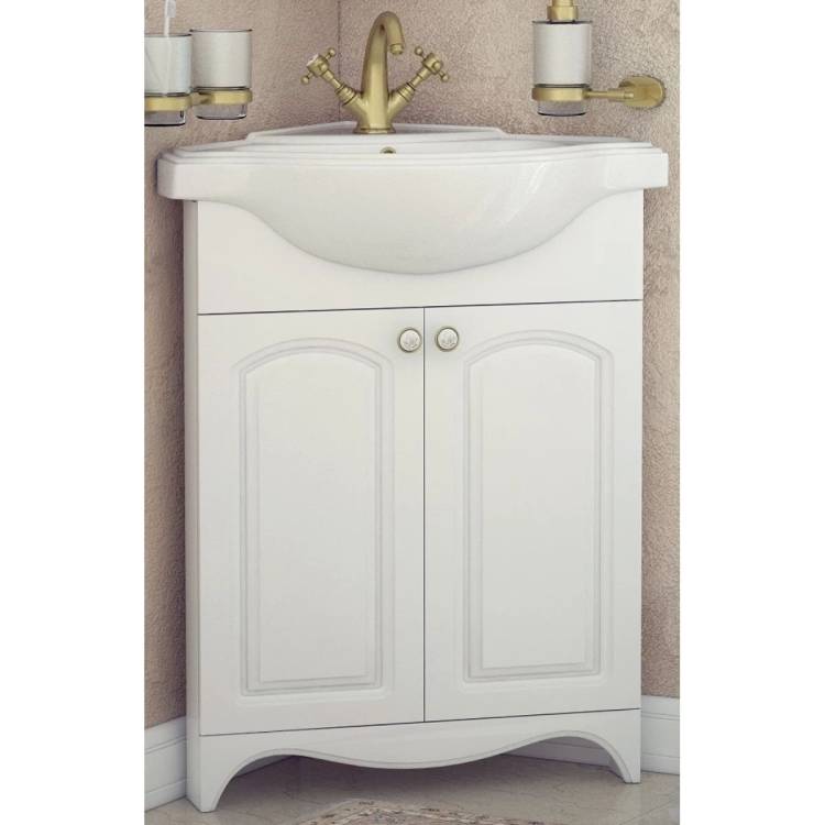 Тумба под раковину Corozo Классика 65 SD-00000316 напольная, белый