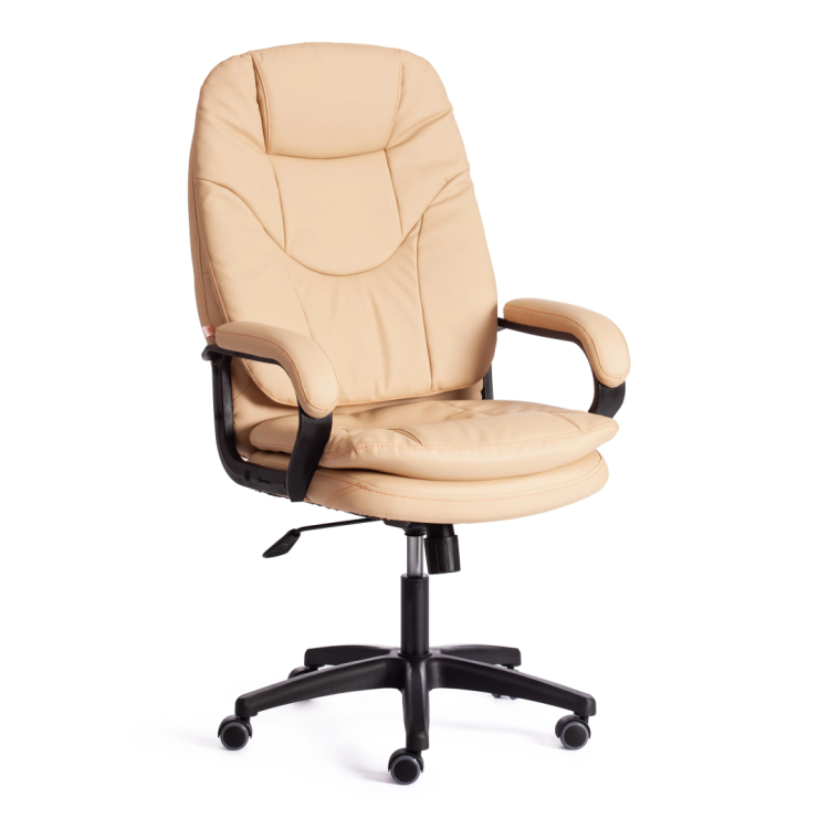Кресло компьютерное Tetchair Comfort LT 19378 кож.зам, бежевый