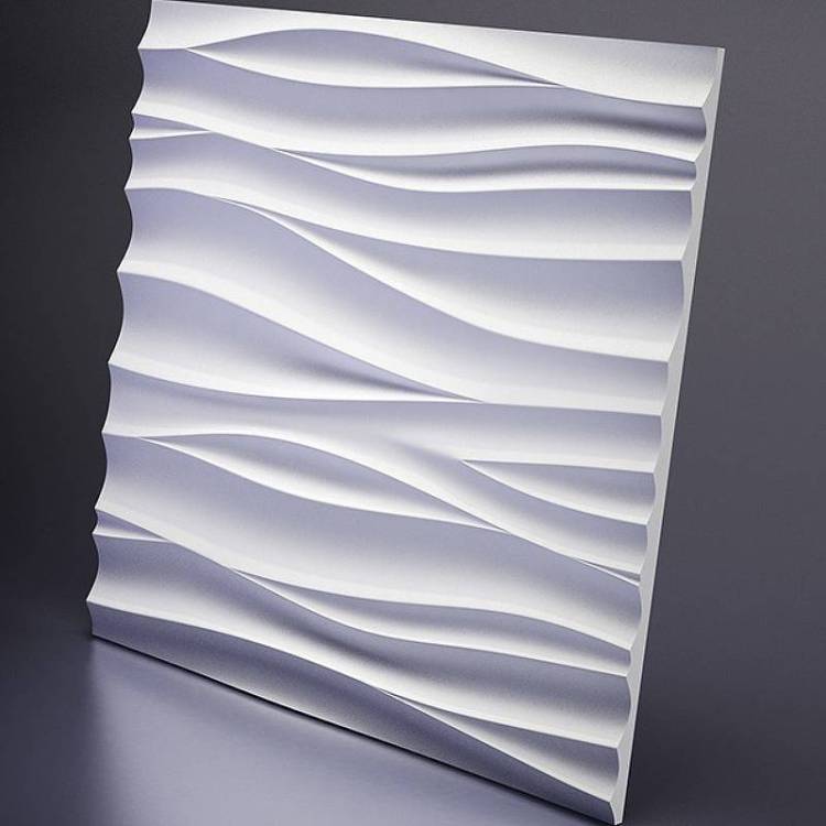 Гипсовая 3D панель Artpole Silk-1 D-0002-1 600x600