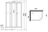 Душевая кабина Niagara Classic 330844LF 100x80x220 с гидромассажем фото 24