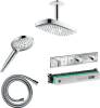 Душевой комплект Hansgrohe Raindance Select E 300 (2 jet) 27384400 + 26530400 + 28272000 + 15355000 + 15310180