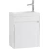 Тумба с раковиной BelBagno Pietra Mini 46 L bianco lucido фото 2