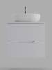 Тумба с раковиной Orange Line Li-60TuwMDF+B05-480W белая матовая, 60 см фото 3