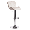 Стул барный Tetchair Biaggio (mod. KY717) 19767 белый, хром