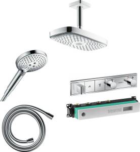 Душевой комплект Hansgrohe Raindance Select E 300 (2 jet) 27384400 + 26530400 + 28272000 + 15355000 + 15310180