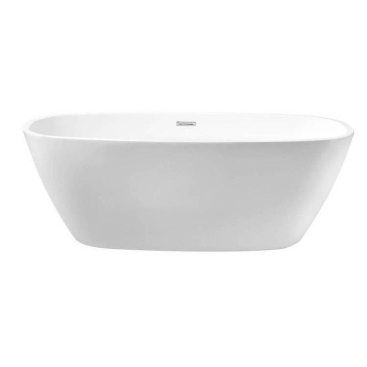 Акриловая ванна Aquatek Тера AQ-128778Wt 170x78 с ножками, со сливом