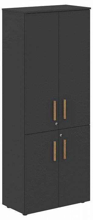 Шкаф книжный Skyland Forta 00-07088311 Черный графит