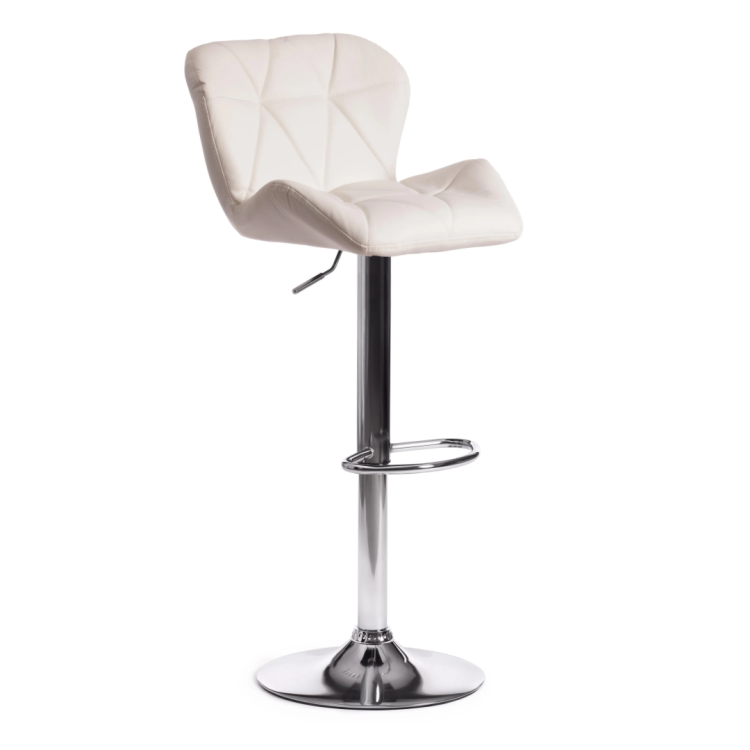 Стул барный Tetchair Biaggio (mod. KY717) 19767 белый, хром