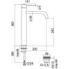 Смеситель для раковины Nobili Live LV00128/2BM черный матовый фото 2
