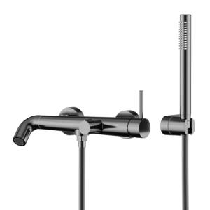 Смеситель для ванны Knotlor Elixir SS-32/GM вороненая сталь