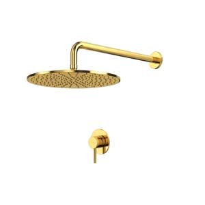 Душевая система WHITECROSS Y YSET01GL золотая, встраиваемая