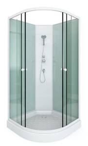 Душевая кабина Arcus Style S-03 100x100x195, стекла - матовые фактурные