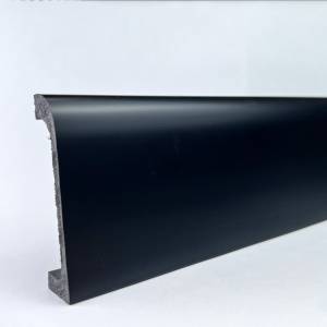 Плинтус напольный Bello Deco XPS POLYMER ПЛ 16 Черный антрацит 200x1.9x8