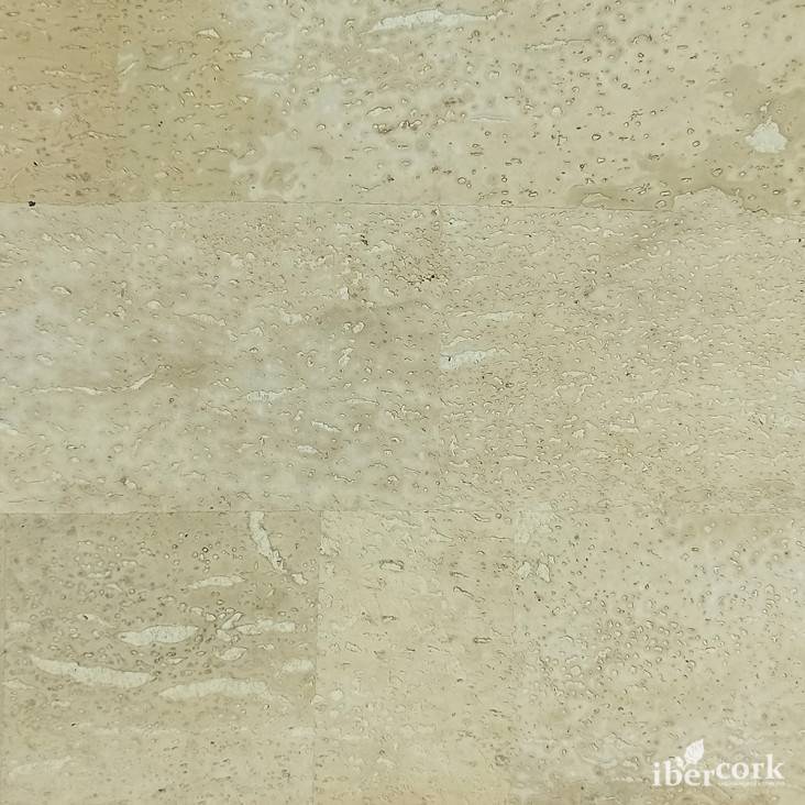Пробковое покрытие IberCork Марбелья крем 600x300x3
