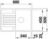 Мойка кухонная Blanco Zia 45 S Compact антрацит фото 2