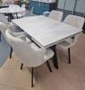 Стул Дик DikLine 345 00-00076164 C103 крем, ножки черные фото 2