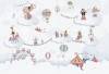 Фреска Ortograf Little friends 34408 Облачный цирк 3 Флорентина FF